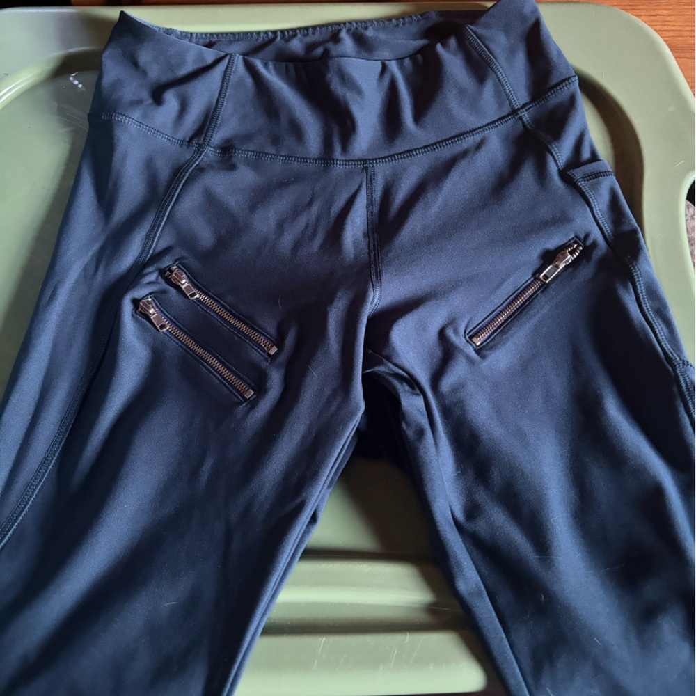 Dark Turquoise Athletic Leggings